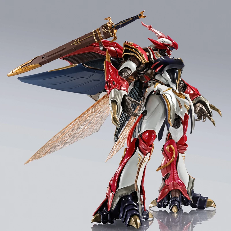 In Stock Genuine Original BANDAI METAL BUILD DRAGON SCALE Bellvine Aura Battler Dunbine Anime Figure Doll Statuette Ornament Toy