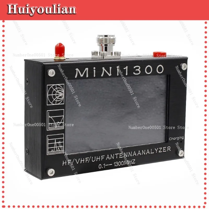 1300 Full Band 4.3-inch Touch Screen Vector VNA Antenna Analyzer 0.1-1300 MHZ