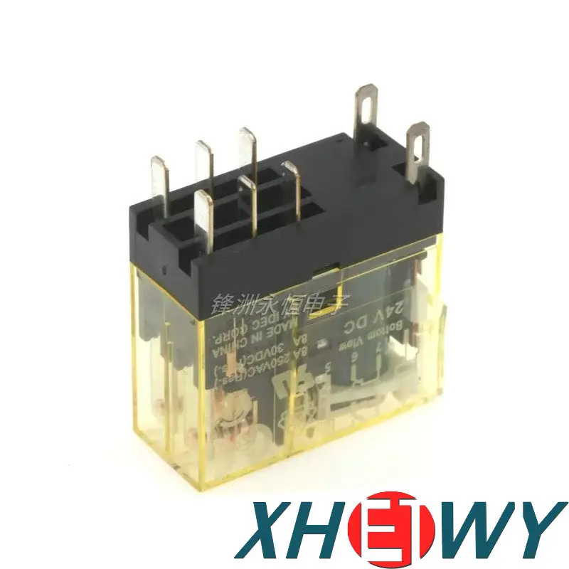 Relé intermedio pequeño Original RJ2S-CL-D24V 24VDC pequeño RJ2S-CL de 8 pines DC24V