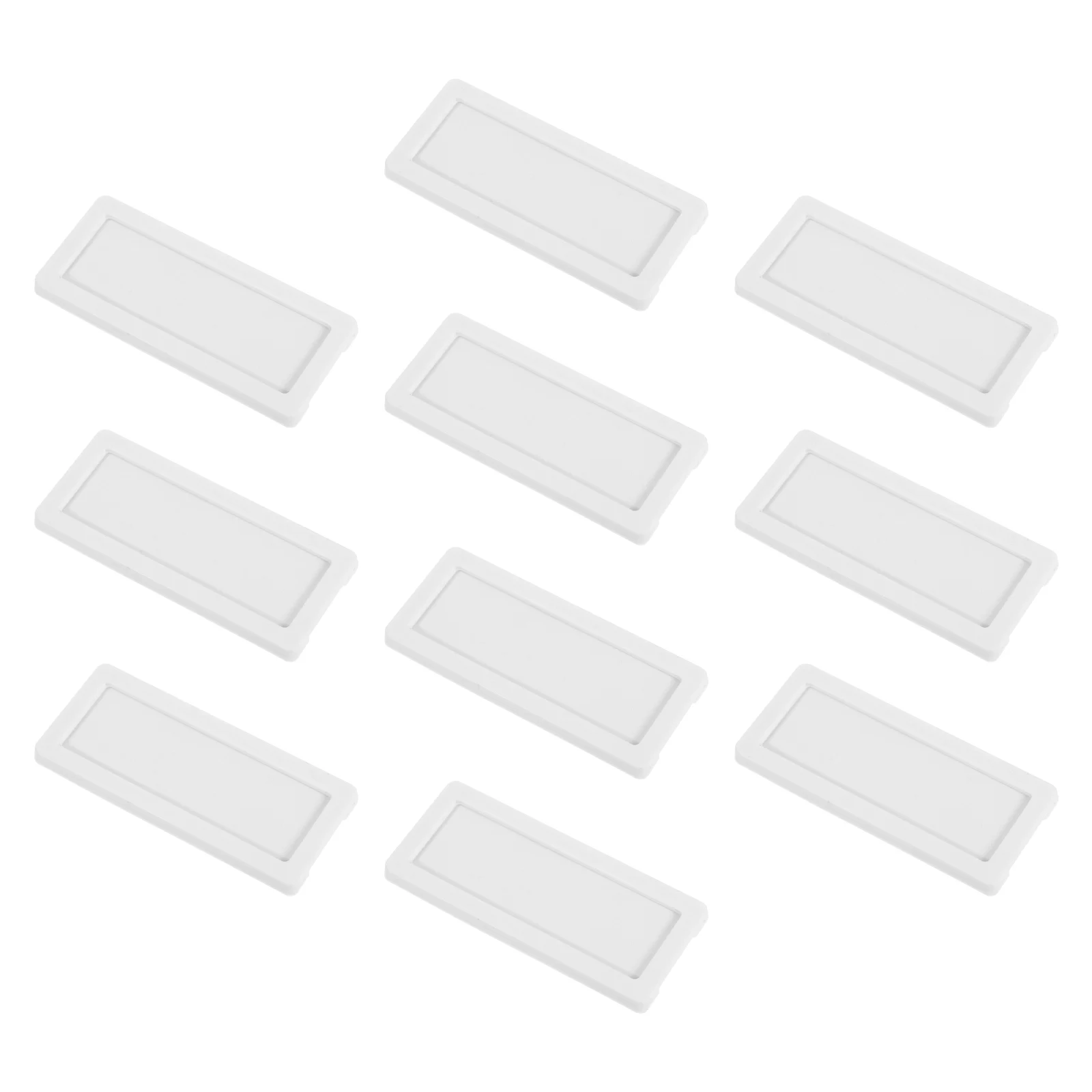 10 шт. 7x3 см магнитные этикетки для офисных файлов, синий держатель для бирки, многоразовые этикетки для переплета для стальных полок, идентификационная карта документов