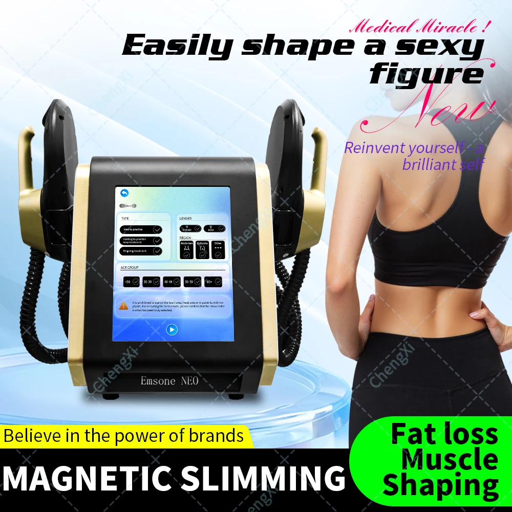 

2025 Muscle Stimulation Electromagnetic Emsone NEO Instrument Building Stimulator Body Courting Stimulous Emshaping Machine