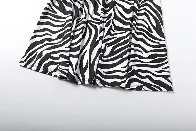 Weird Puss Leoparden-Patchwork-Langes Kleid für Damen, Herbst-Trend, O-Ausschnitt, lange Ärmel, hohe Taille, figurbetont, pfirsichfarben, eleganter Stil, Vestidos – Detail 9