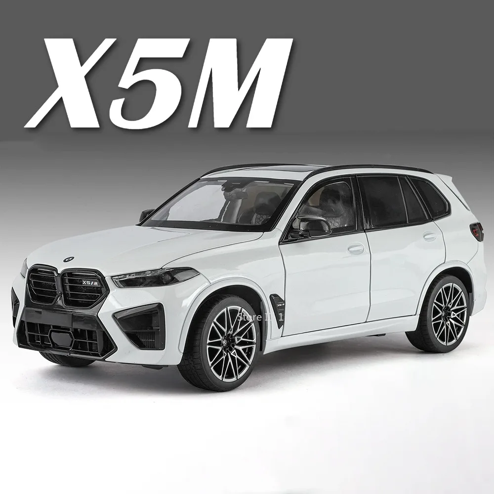

Масштаб 1:18 X5M 530LI, модель игрушки, миниатюрные автомобили, сплав, литые под давлением двери, открытое переднее колесо, рулевое управление, амортизирующий орнамент, транспортные средства