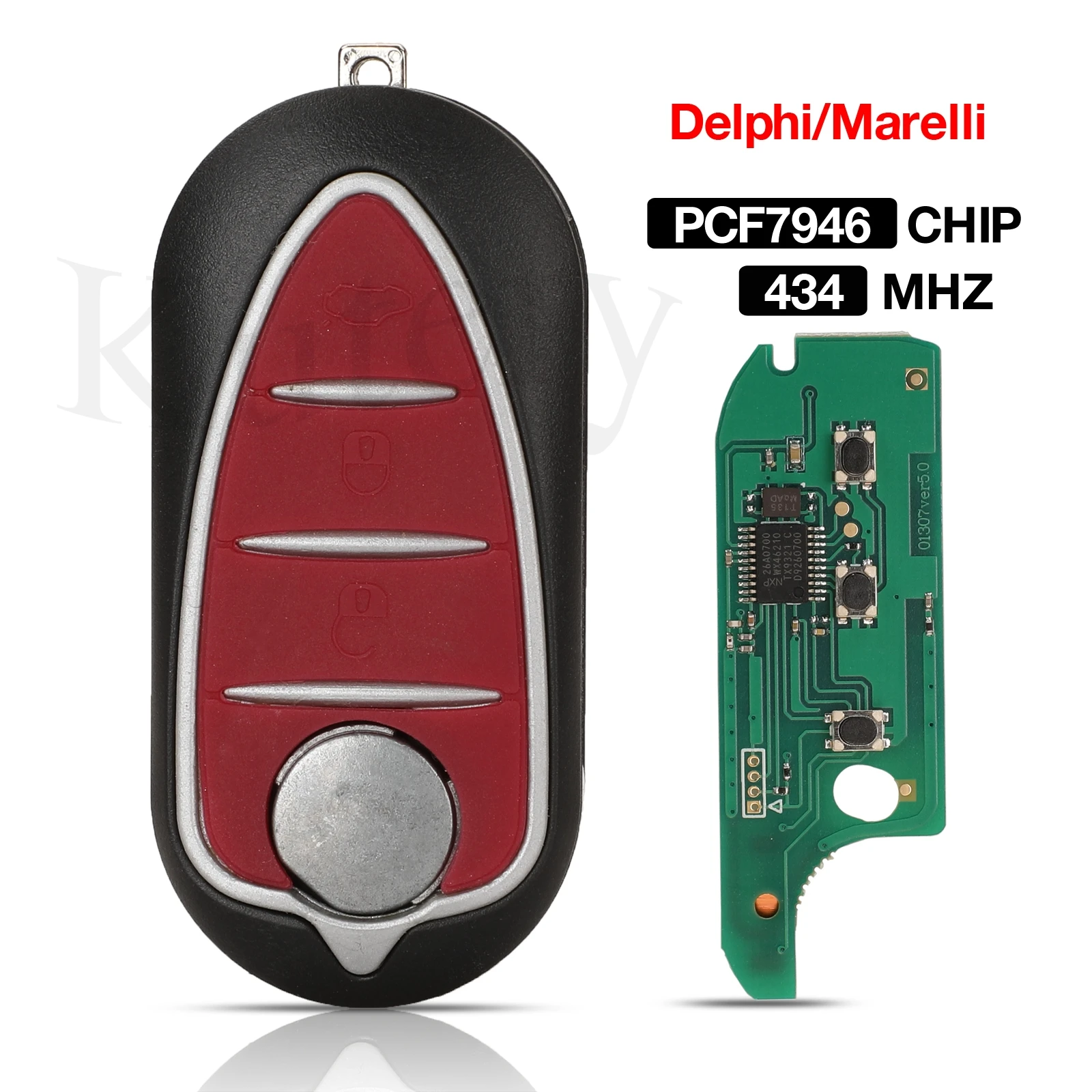 

Jingyuqin для Alfa Romeo 147 159 Mito 2008 — Delphi BSI Giulietta 2010–2016 гг.) MARELLI BSI с ЧИП HITAG 2 PCF7946 434 МГц