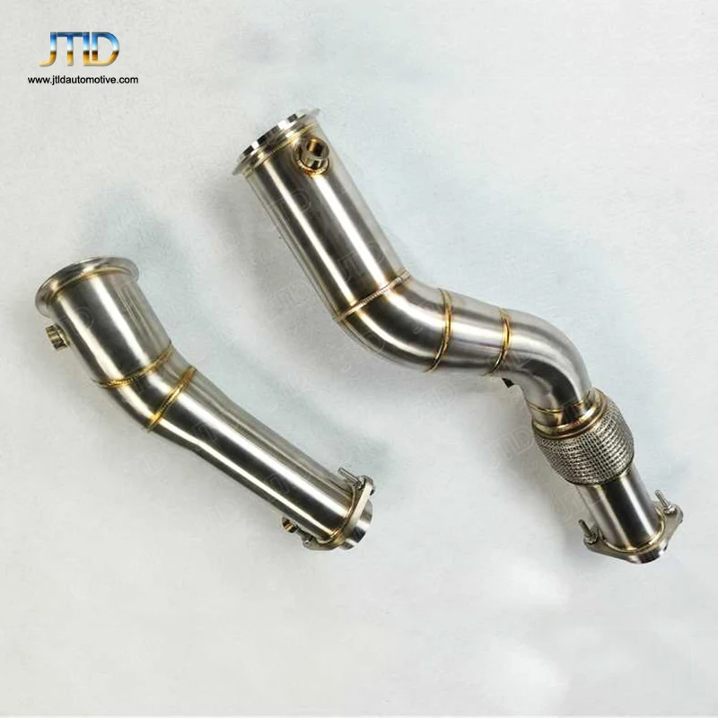 مصنع تخزين الفولاذ المقاوم للصدأ الأنابيب المستقيمة Exh-aust النازل دون حرارة لسيارات BMW G80 M3 G82 M4 #3