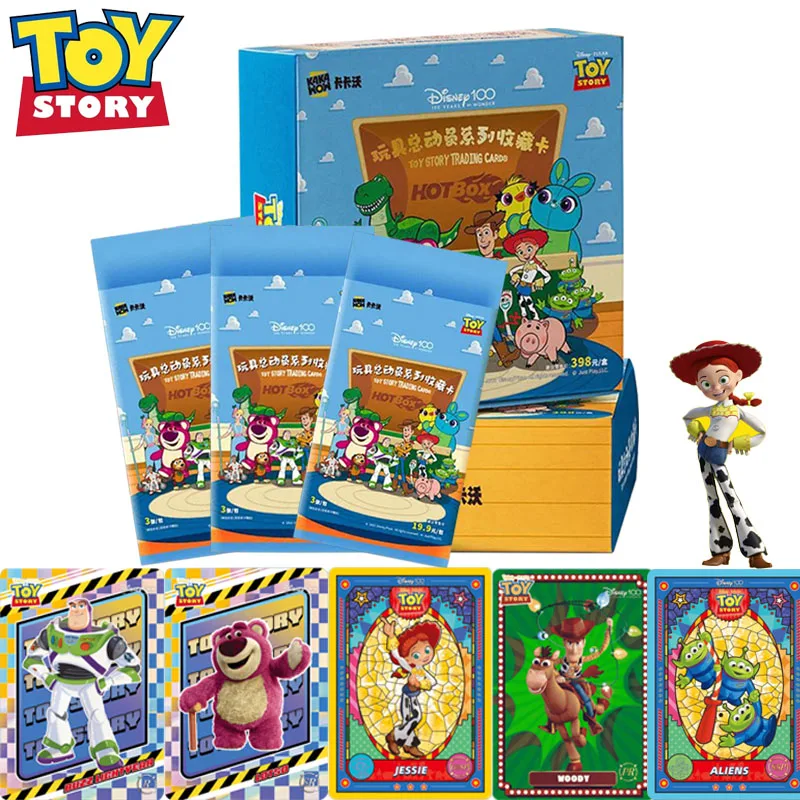 

New Disney Toy Story Trading Card Collection Cartoon Movie Characters Peripheral Cards Lilo & Stitch Box Children Game Toys Gift