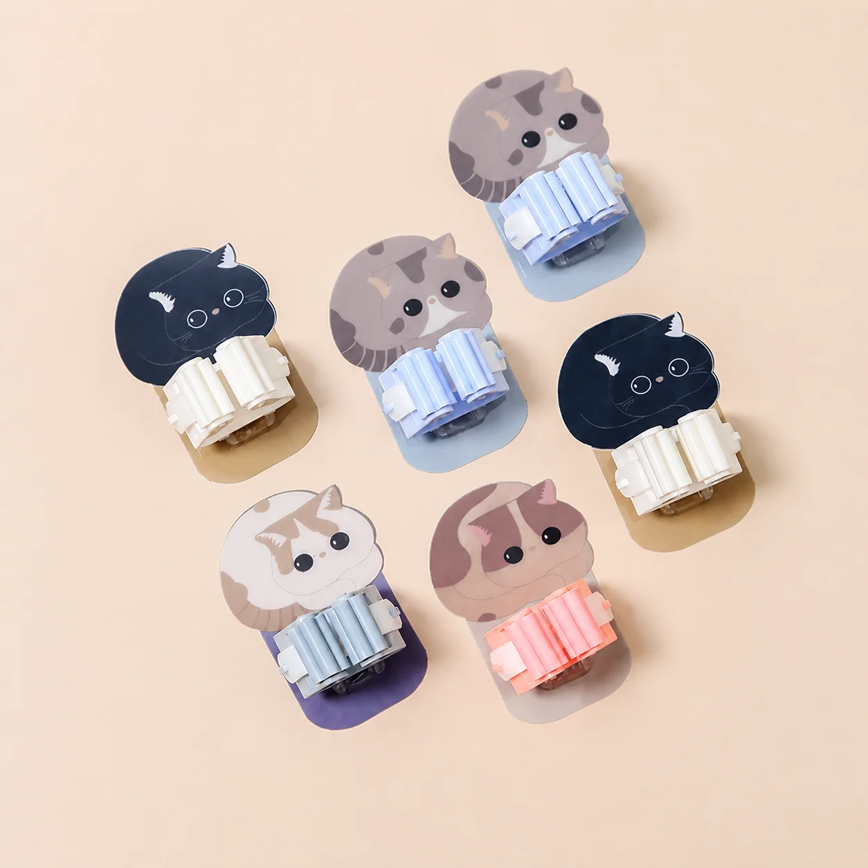 Mop Holder Water Resistant Self Adhesive Mop Holder Cartoon Shaped Hook No Drill Wall Mount Hook For Kitchen Umbrellas Long