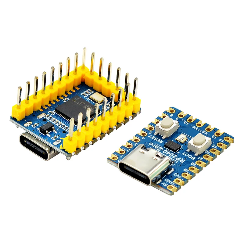 Módulo de placa de desarrollo Raspberry Pi PICO Original, de doble núcleo minimicrocontrolador, procesador Cortex M0 +, 2MB, FlashUSB, RP2040-Zero