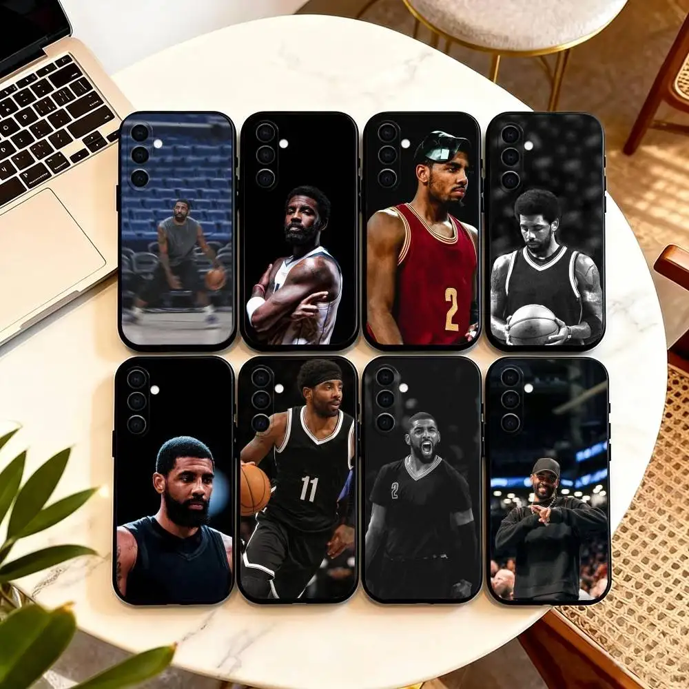 Kyrie Irving  Phone Case Black Silicone Soft For Samsung Galaxy A73,A72,A71,A70,A53,A52,A51