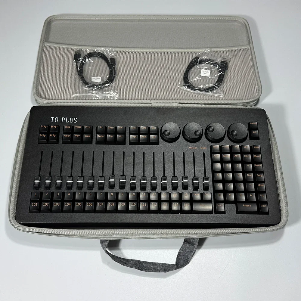 

Контроллер DMX512 Mini to Plus Command Wing для DJ-освещения с консолью Wing Lighting и сумкой для переноски, выходной ток 6А