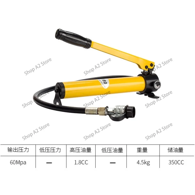 220V CP-180 Ultra-High Pressure Hydraulic 600kg/cm Manual Pump Hydraulics Large Oil Volume Hand Pump High Pressure Oil Pump