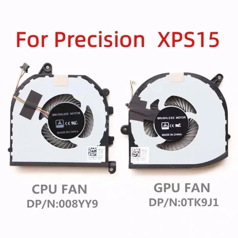 

1PCS Original for Precision M5530 XPS15 9570 9560 CPU/GPU Notebook Cooling Fan
