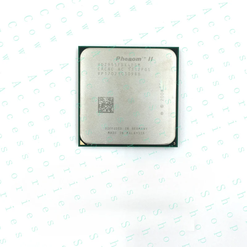 PP+ FOR AMD Phenom II X4 955 3.2 GHz Quad-Core CPU Socket AM3 HDZ955FBK4DGM Processor