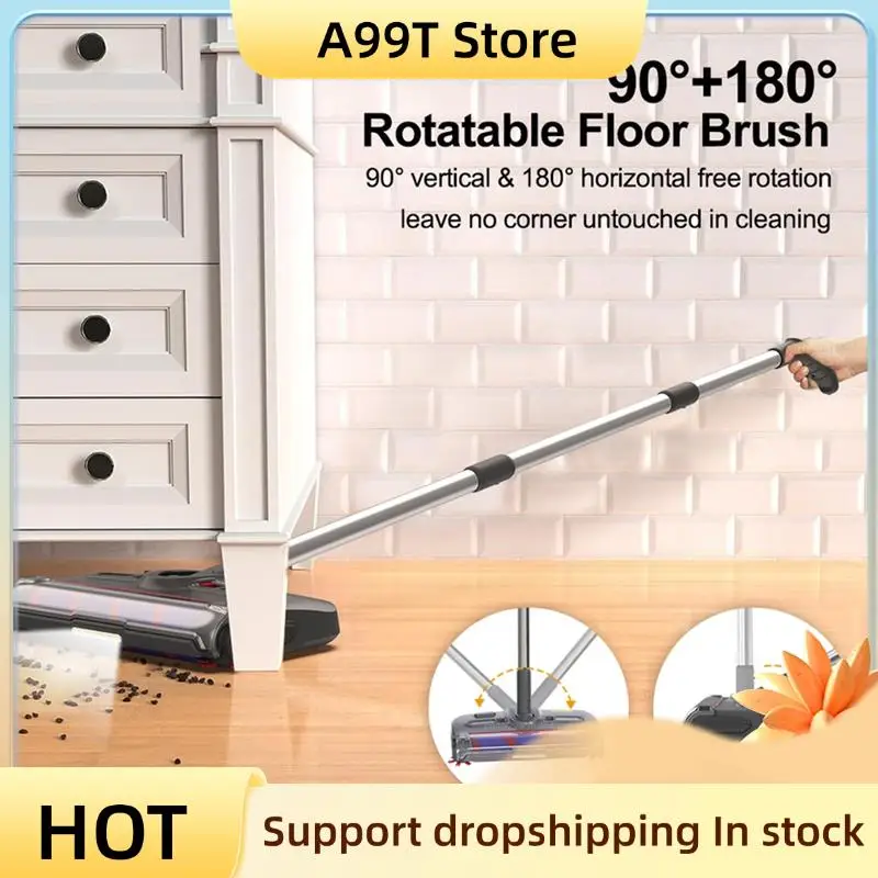 

A99T Cordless Electric Sweeper & Mop Rechargeable Handheld Floor Cleaner Portable And Convenient