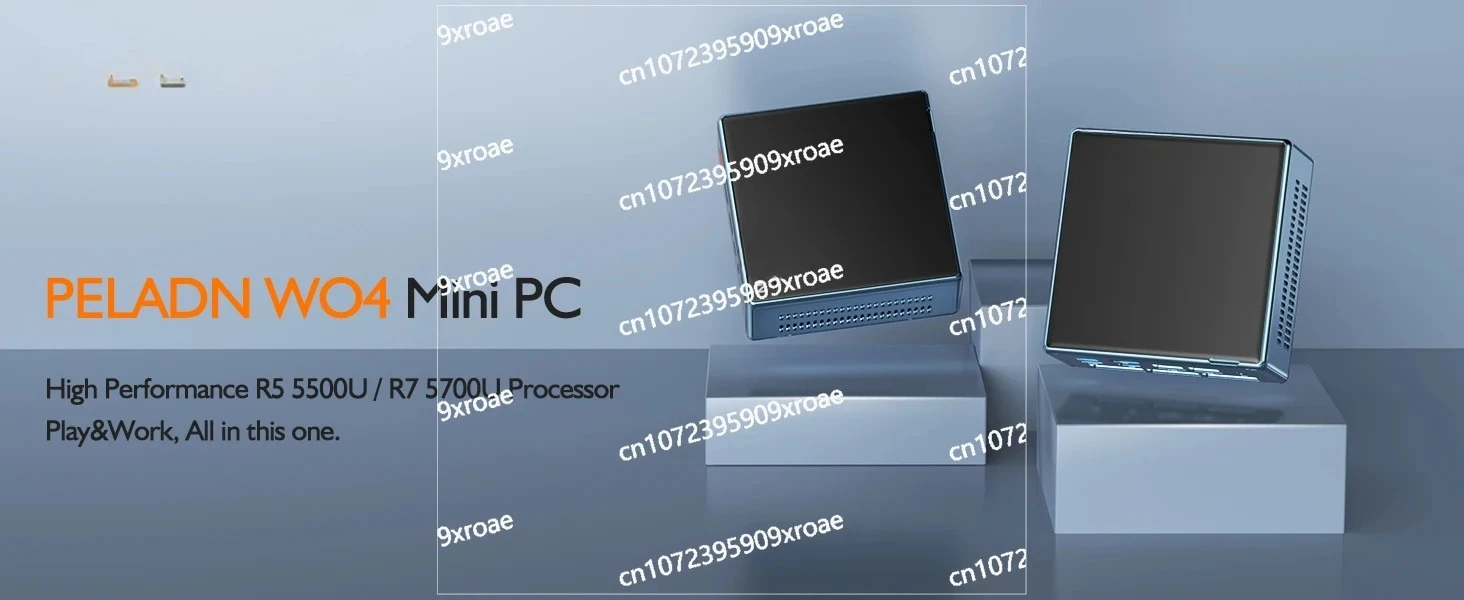 كمبيوتر صغير للألعاب 5700U Wifi 6.0 BT5.2 R7 5700U DDR4 16GB 512GB SSD كمبيوتر صغير محمول لنظام التشغيل Windows 11 Pro #5