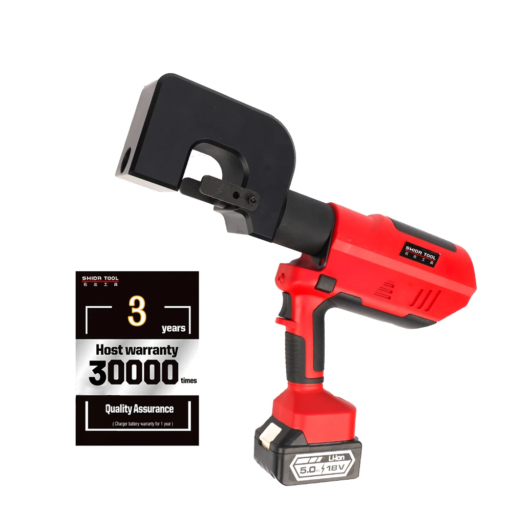 12 Ton Portable Hydraulic Punching Tool Stainless Steel Plates Rechargeable Li-ion Battery CE Approved 6.5-20.5mm