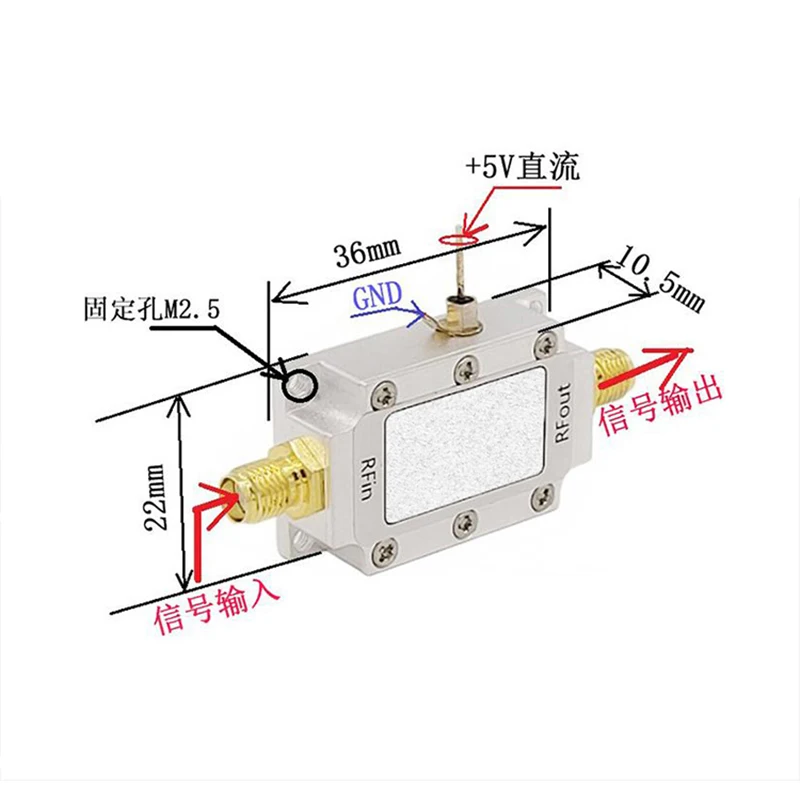 低ノイズLNARFアンプ,RFモジュールRFモジュール,画像伝送レンジエクステンダー,868MHz