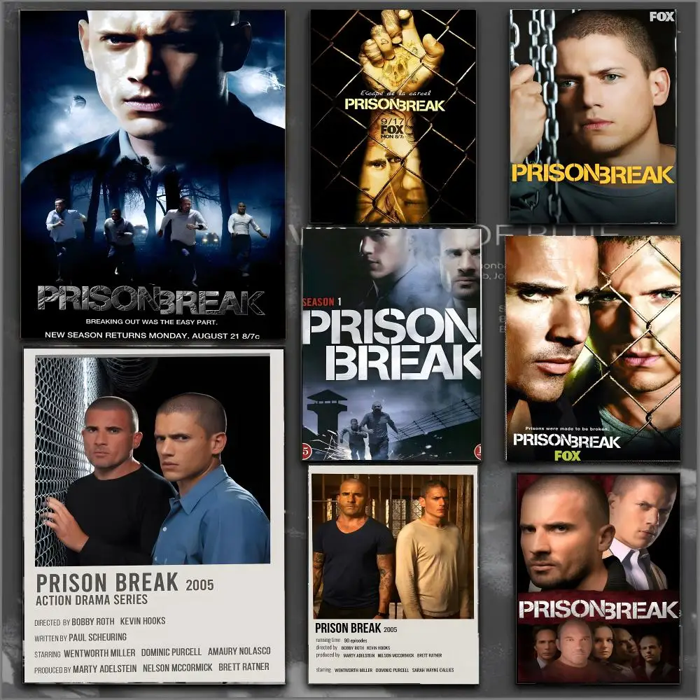 TV Series High Definition Prison Break Classic Poster Modern Aesthetic Print Minimalist Bedroom Living Room Home Decor Gift