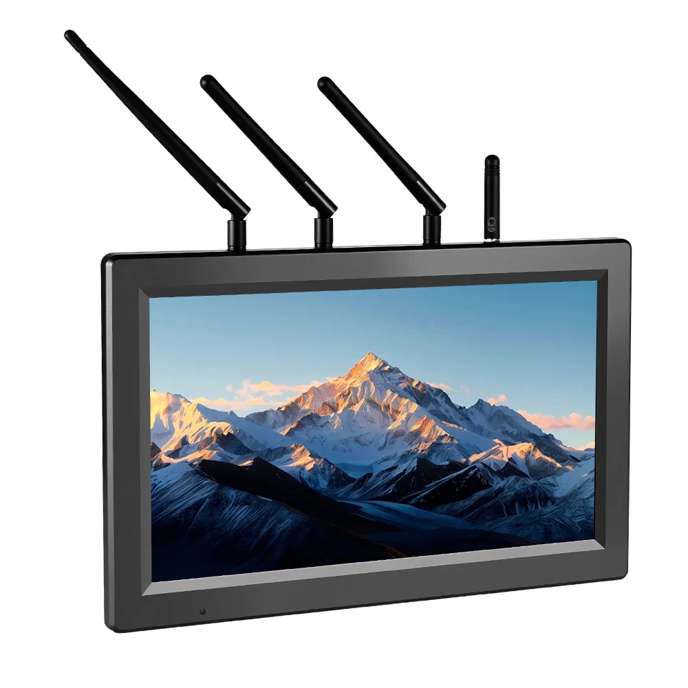 Hawkeye Captain 4IN1 FPV Monitor 520CH 10.2in Display 1.2G 3.3G 5.8G 7GHz  DIY Channels