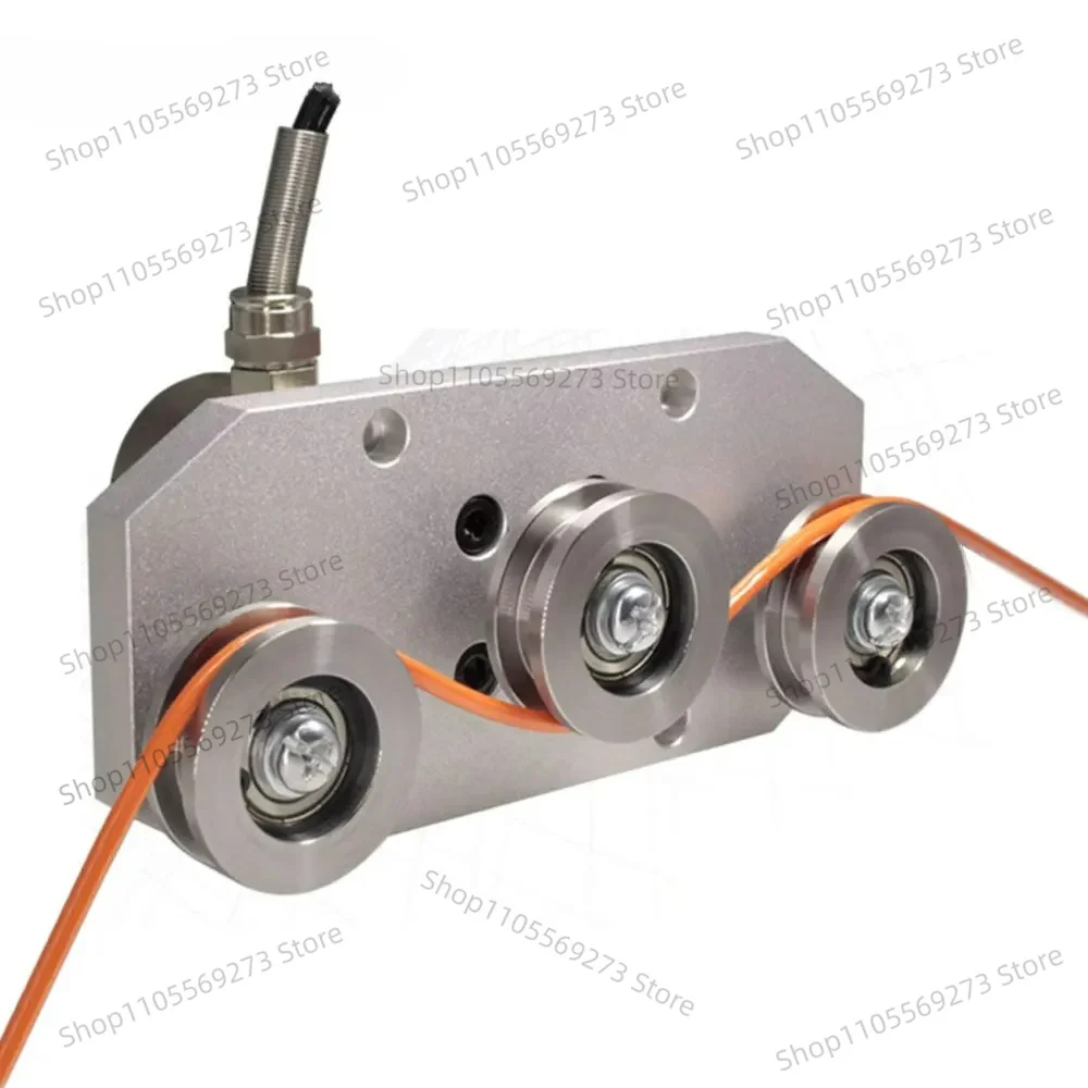 

Three Pulley Tension Sensor DYZL-107 2 5 10 20 30 50 100KG Yarn Metal Wire Steel Rope Measurement Detection Film Alloy Steel