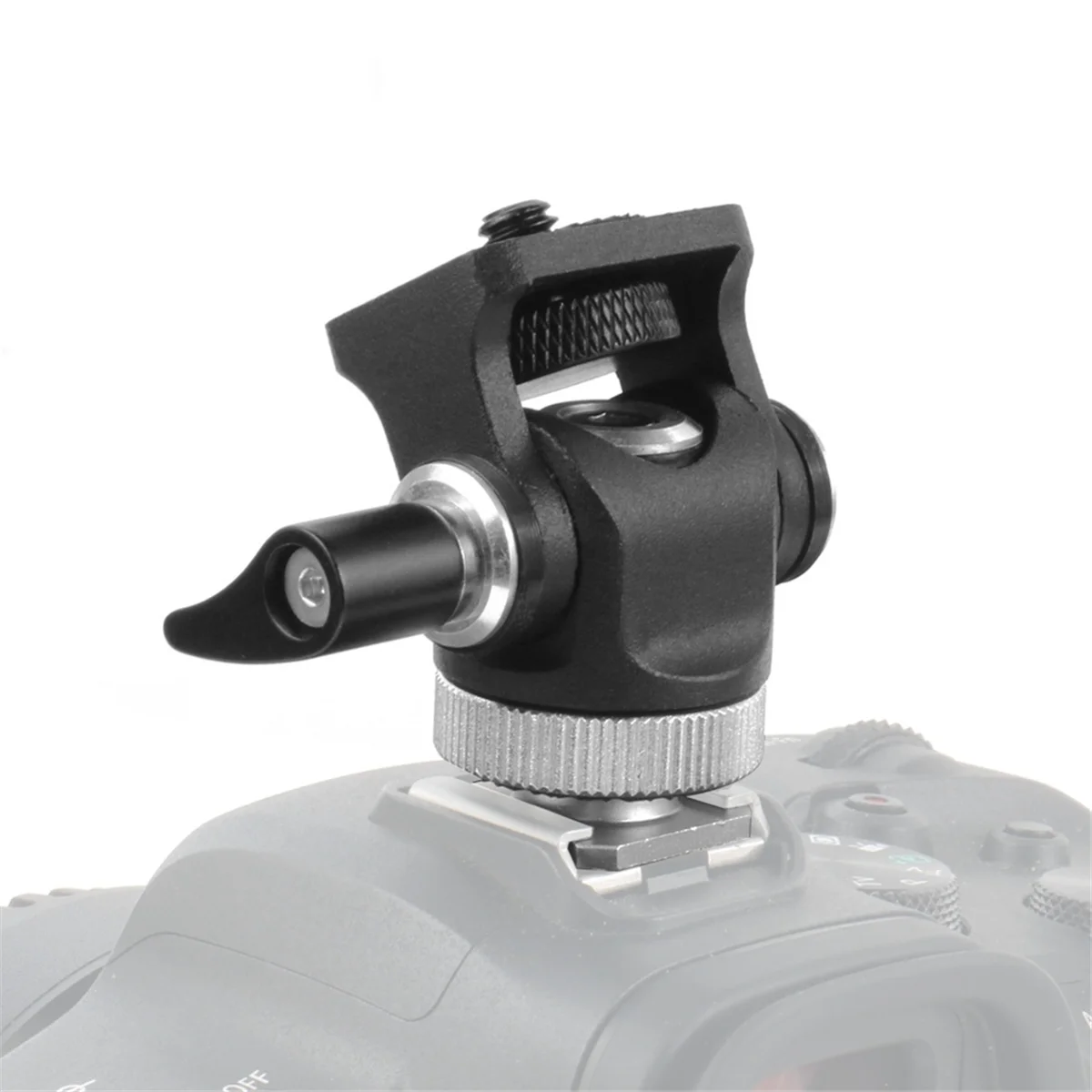 POSV-360 회전 핫슈 마운트 어댑터 1/4 인치 나사 마운트 스탠드 카메라 비디오 장착 카메라 용 미니 삼각대 볼 헤드