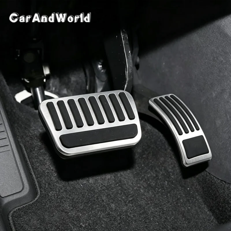 Car AT Foot Rest Pedals Accelerator Gas Pedal Brake Cover Non-slip Pads For BYD SEAGULL DOLPHIN SURF YUAN Pro ATTO 2 2023-2026