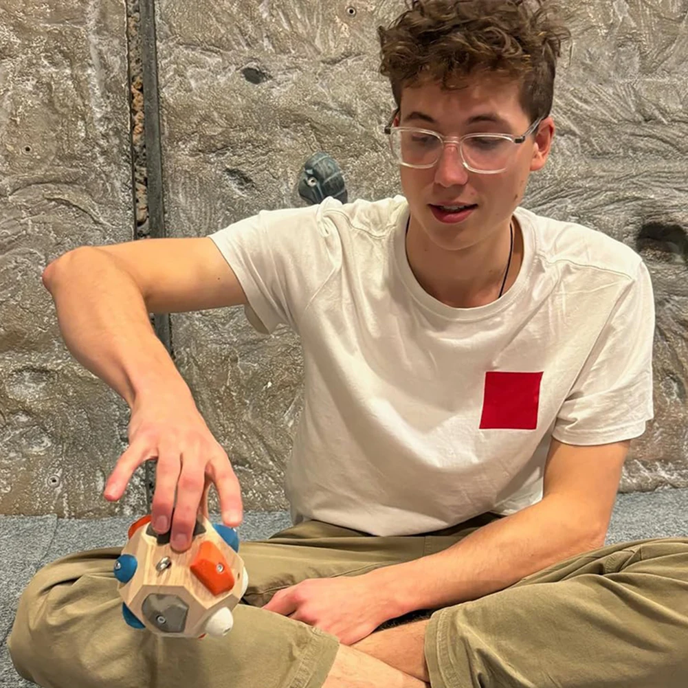 手作りボルダーブロック DIY 手作り巨大石指筋力トレーニングボール クライミング愛好家へのギフト