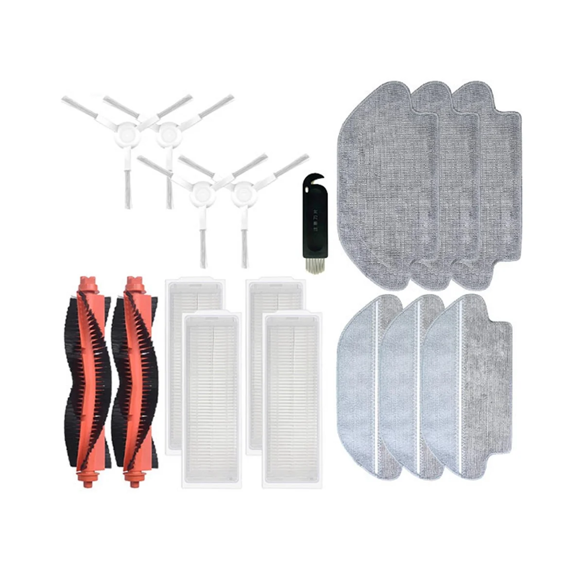 Filtro Hepa para Xiaomi Mijia Robot Vacuum, Mop 2S, 3C Mi, Peças de vácuo Mop P, XMSTJQR2S, STYJ02YM, Peças de limpeza
