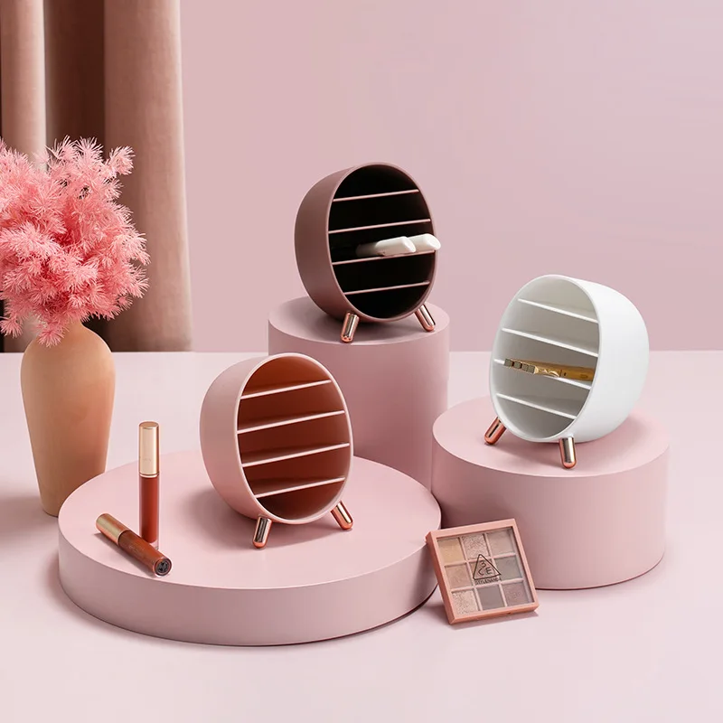 

Makeup Divided Storage Box Eyeliner Eyebrow Pencil Lipstick Lip Glaze Dressing Storage Box Make Up Container Organizer