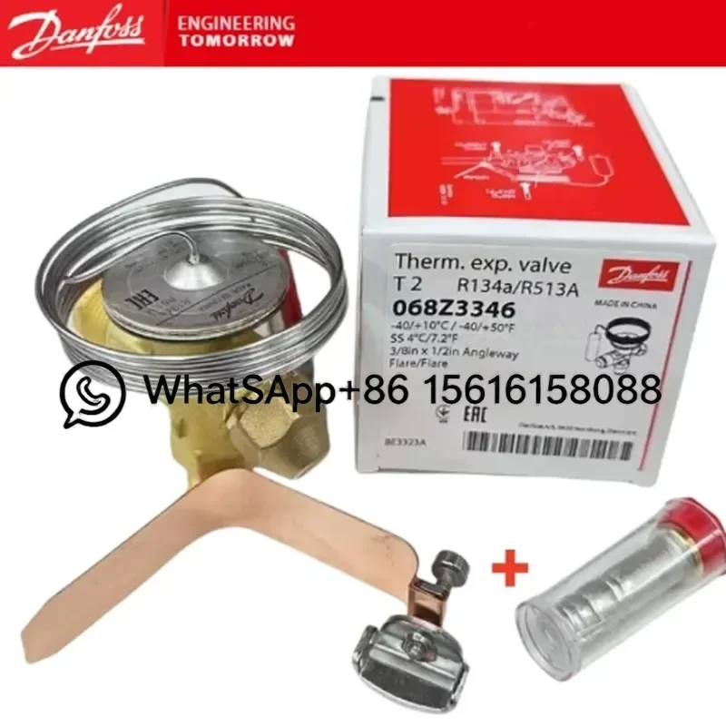 Danfoss Thermal Expansion Valve T2 TN2 TEN2 68Z3346 68Z3348 R134A Internal External Balance Refrigeration AC Parts