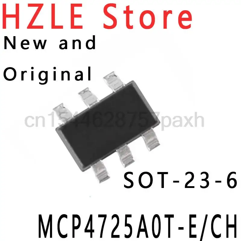 10PCS New and Original  MCP4725A0T MCP4725 sot23-6 RONNY IC MCP4725A0T-E/CH