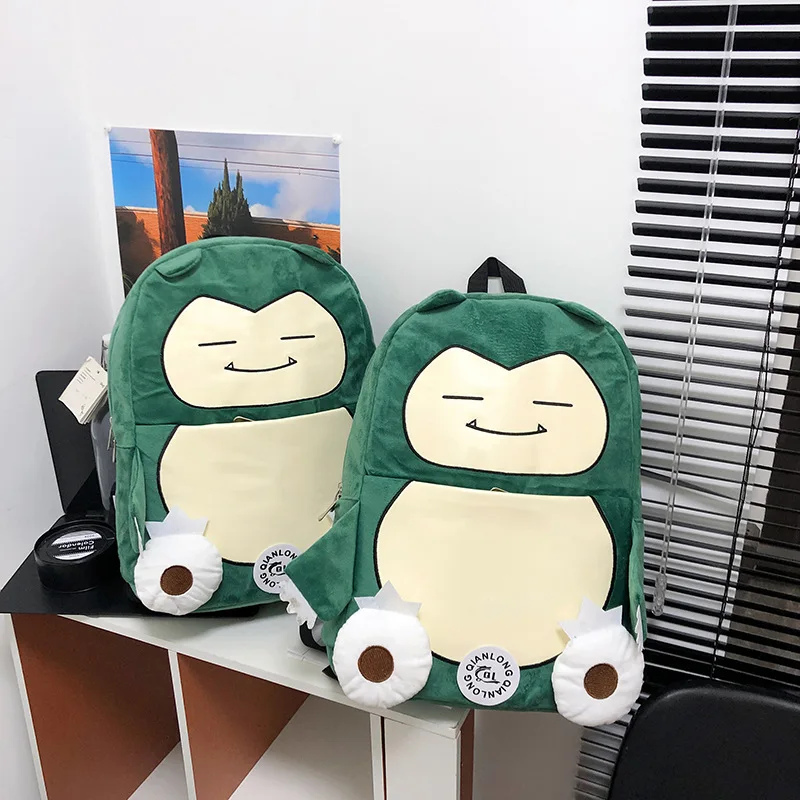 MINISO Switch Pokémon Cappy Beast Plush Backpack Couple Bag Large Capacity Backpack Gift Storage Toys Anime Accessories