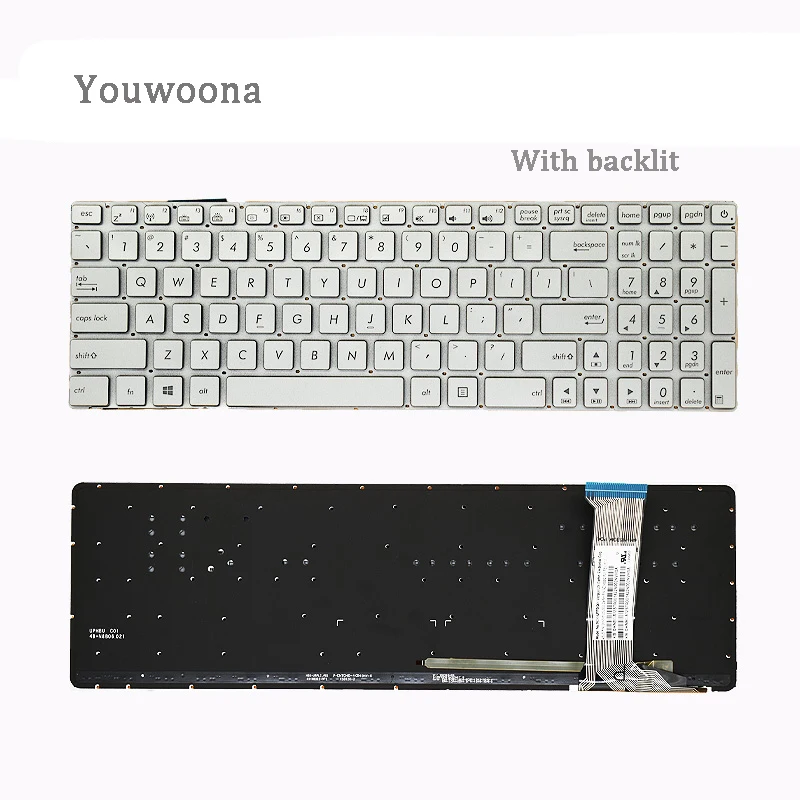 New ORIGINAL Laptop Keyboard For ASUS ZX50J ZX50XJ ZX50JX GL552J GL552V G552VM G552VX With backlit