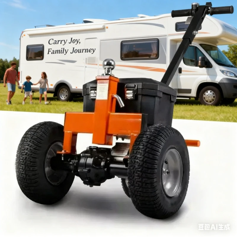 

Electric Utility Trailer Dolly Electric with LED Power Indicator Utility Dolly for Car Trailers Hitch Mini Tractor