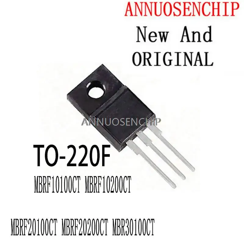 10PCS New And Original MBRF20100 Transistor TO-220F 30100CT TO220 MBRF10100CT MBRF10200CT MBRF20100CT MBRF20200CT MBR30100CT