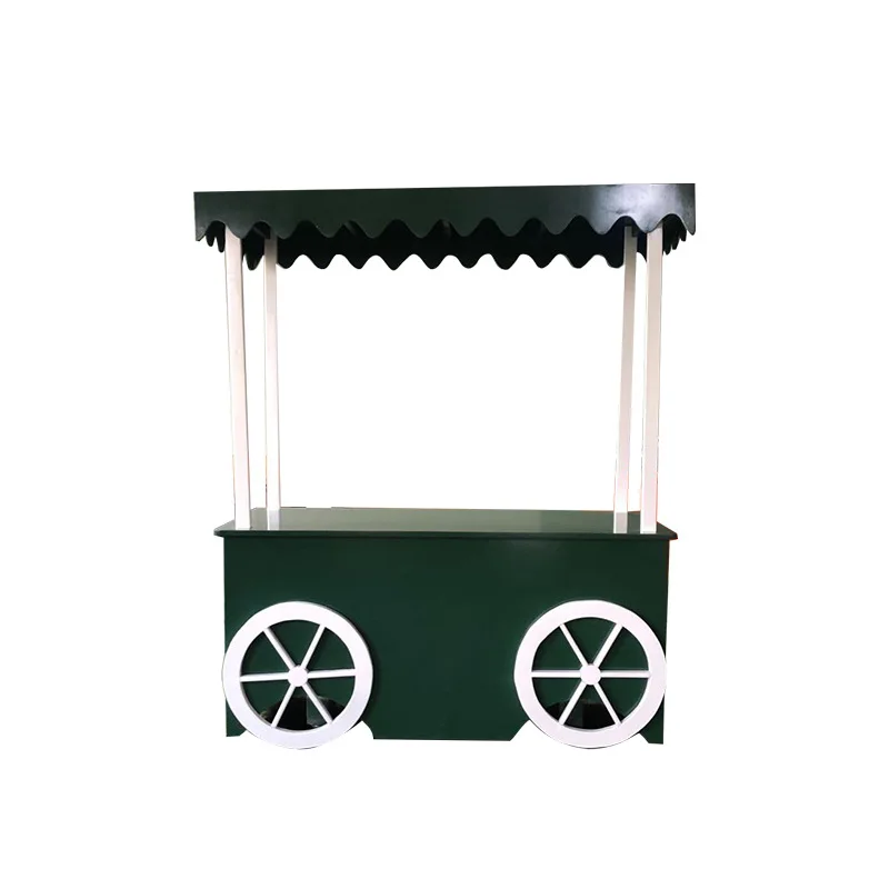

Antique snack cart, market stall, stall, breakfast stall, catering cart, hand push mobile dining cart