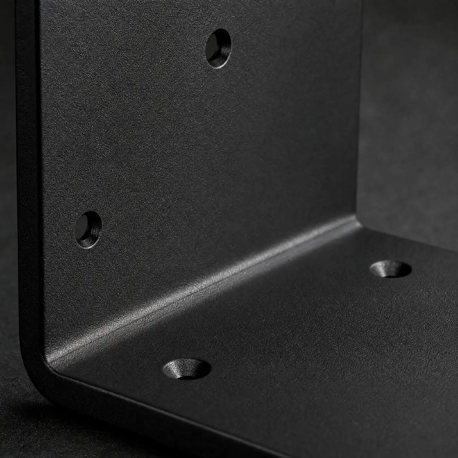 Heavy Duty Carbon Steel Corner Support for Shelving Project L Shaped Bracket with Mounting Holes for Cabinet Joint
