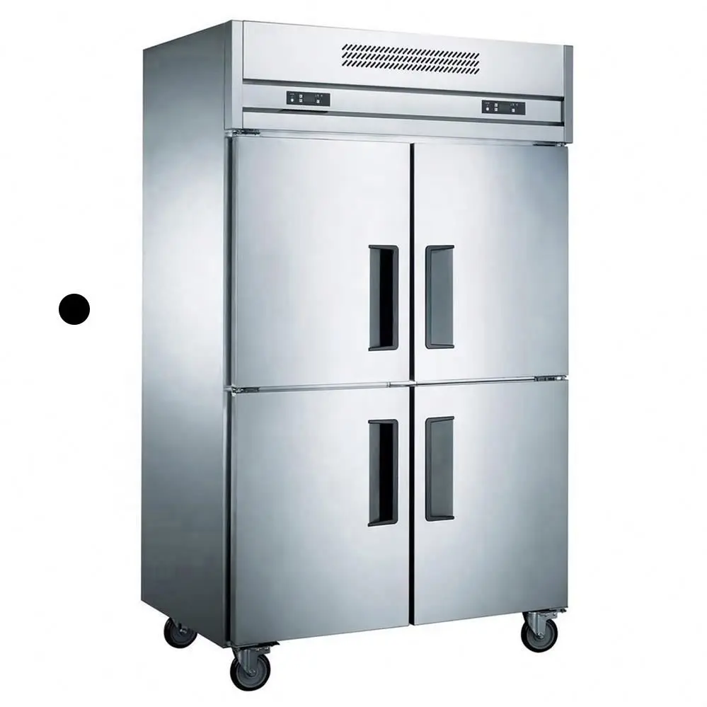 High Quality Commercial Refrigerators Upright Freezer 4 Door 2 Doors Stainless Steel Refrigeration Equipment