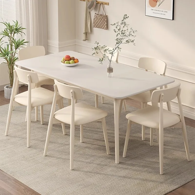

Study Kitchen Dining Table Luxury Modern Nordic Portable Lounge Dining Table Office Reception Mesas De Jantar Home Furniture