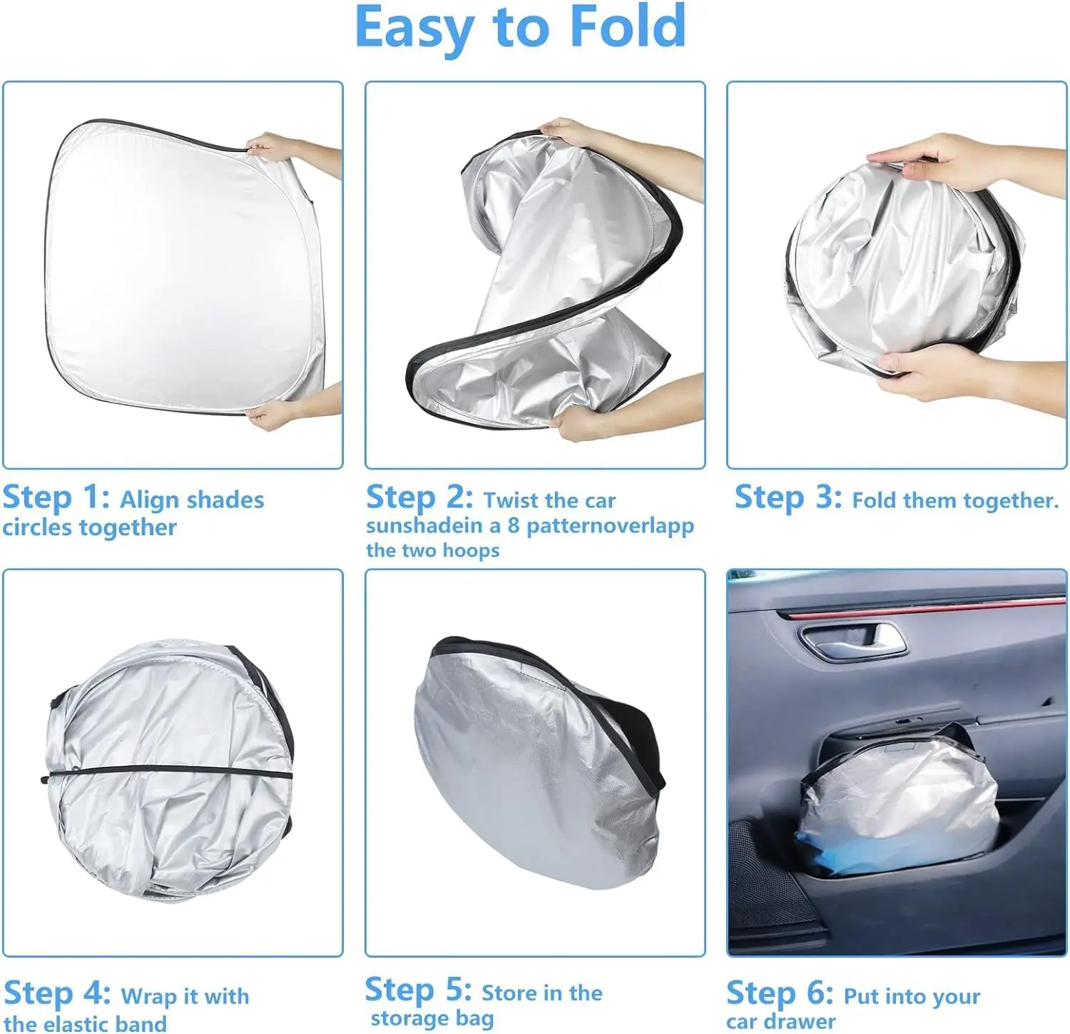 Pare-soleil de pare-brise de voiture personnalisé adapté 2010-2025 Dodge RAM 1500 2500 3500 accessoires de camion pare-soleil pliable pare-soleil protecteur F