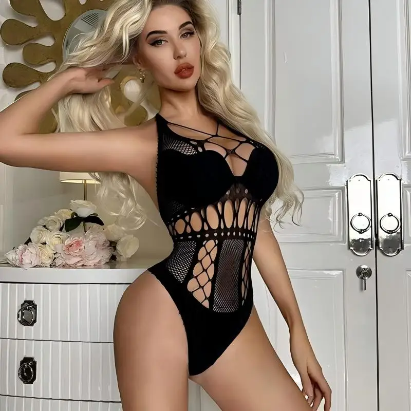 Sexy Lingerie Set For Woman Plus Size Underwear Crotchless Sleepwear Transparen… - Image 3