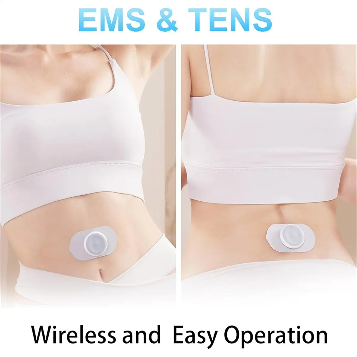 

COFA TENS Unit.Wireless Muscle Stimulator for Pain Relief, 16 Intensity TENS EMS Machine, LED-Display Rechargeable