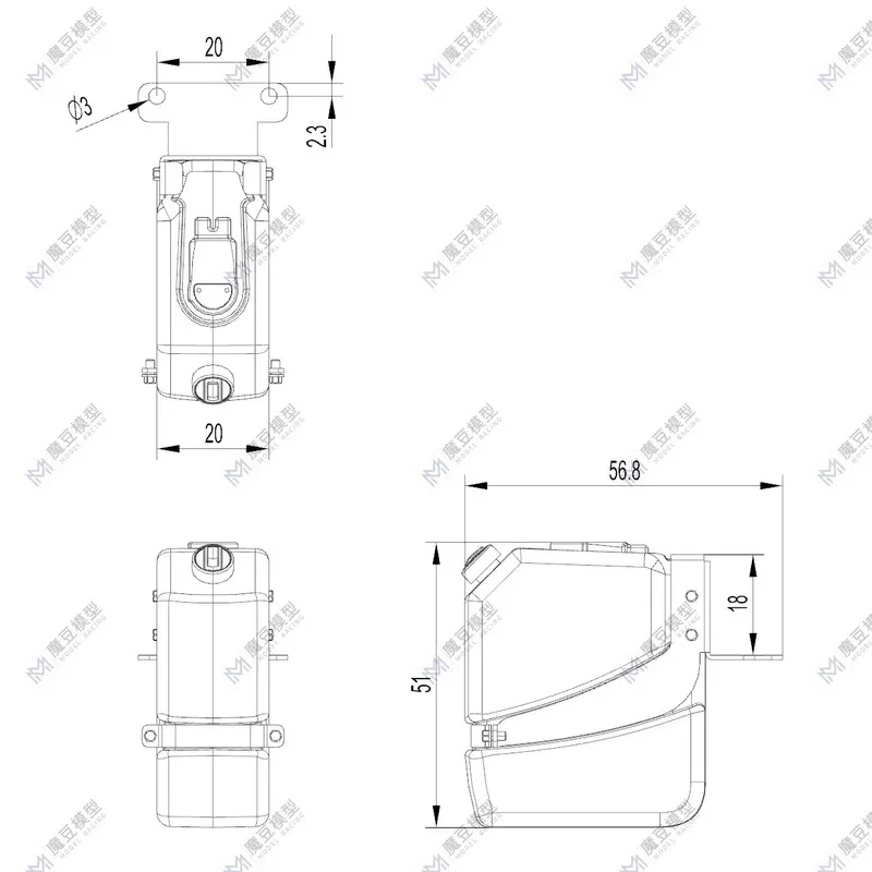 RC 트럭 1/14 장식 액세서리 Tamiya 1/14 용 우레아 탱크 Rc 트랙터 트럭 티퍼 덤퍼 부품 무선 제어 액세서리