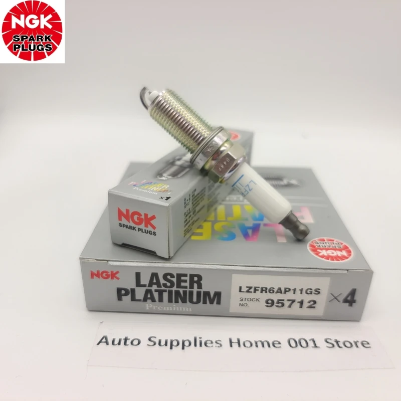 4-6Pcs Original NGK LZFR6AP11GS 95712 Brand New Laser Platinuim Spark Plugs For BMW 325i 330i 523Li 	630Ci X1 X3 X5 Z42.5L 3.0L