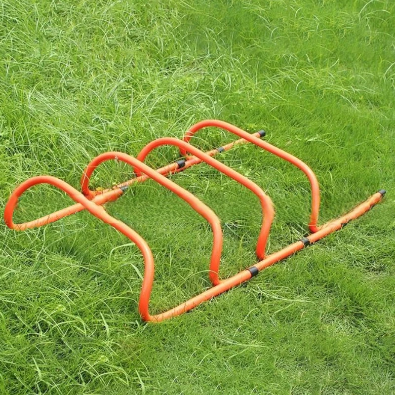 1Pc PVC Bent Hurdle Frame Obstacle Course Children\'s Soccer Training Equipment