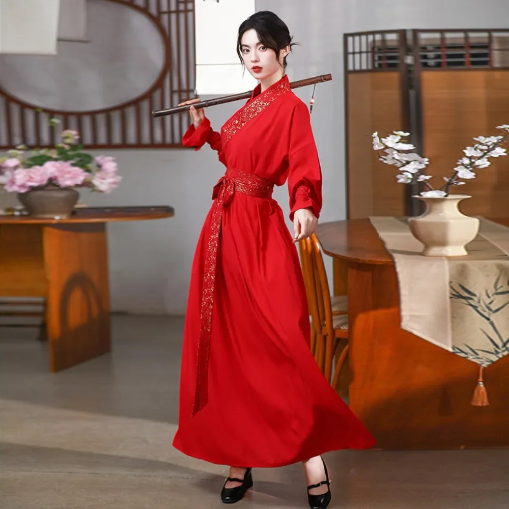 Streetwear Hanfu Odzież damska Vintage Hanfu Sukienka Cosplay Chińska tradycyjna sukienka Modne ubrania Styl etniczny Impreza Scena