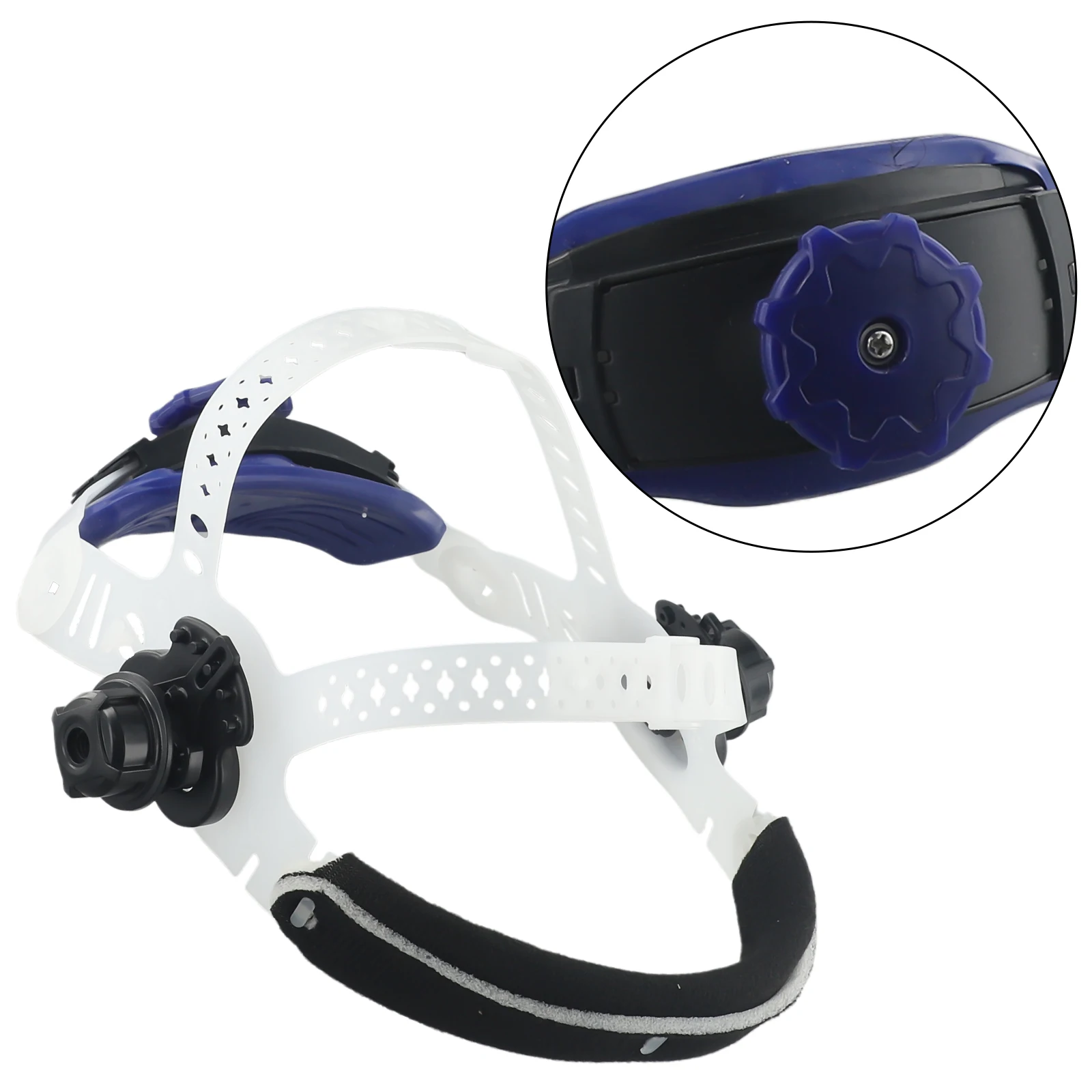 

Welding Helmet Headband for Solar Auto Darkening Systems with Adjustable ABS Material Frame and Soft Sponge Interior