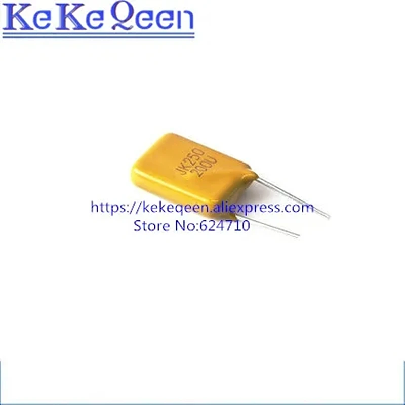 10PCS/LOT JK250-200U PTC Self Recovery Fuse JK250 200U 250V 200MA 0.2A PPTC