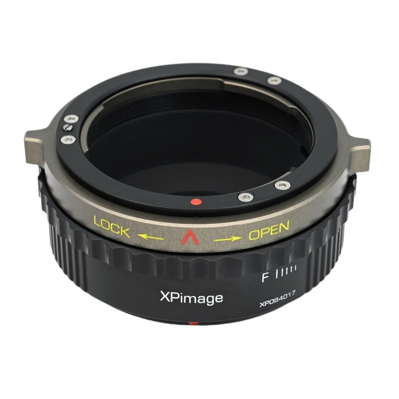 XPIMAGE F to X Lens Mount Adapter Ring Compatible with Nikon F AI AIS lenses for Fujifilm X Cameras XH2 XT5 XT50 XM5