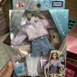 licca doll original girl gift dress clothing family toys with the original yinghuochong